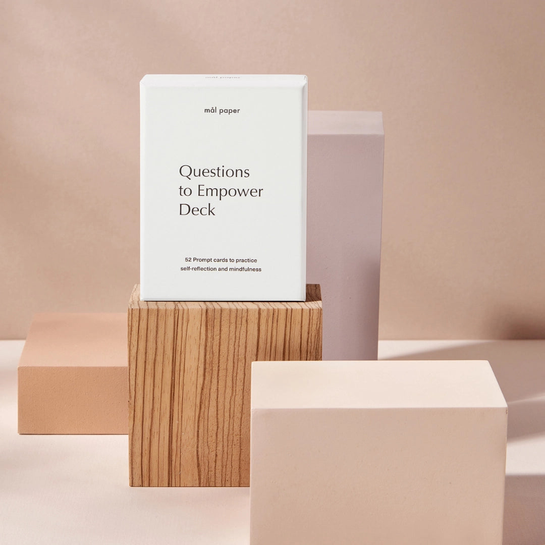 Questions To Empower Card Deck - Mindfulness Gift - Wellness