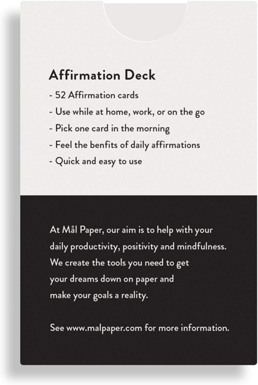 Affirmation Deck Cards