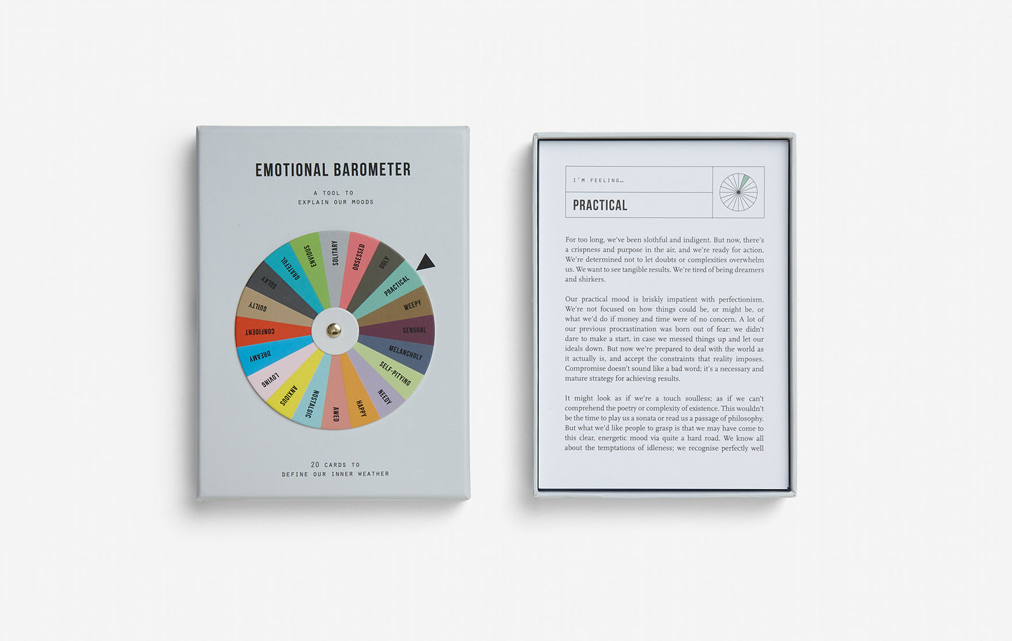 Emotional Barometer, Mood Tracker Cards