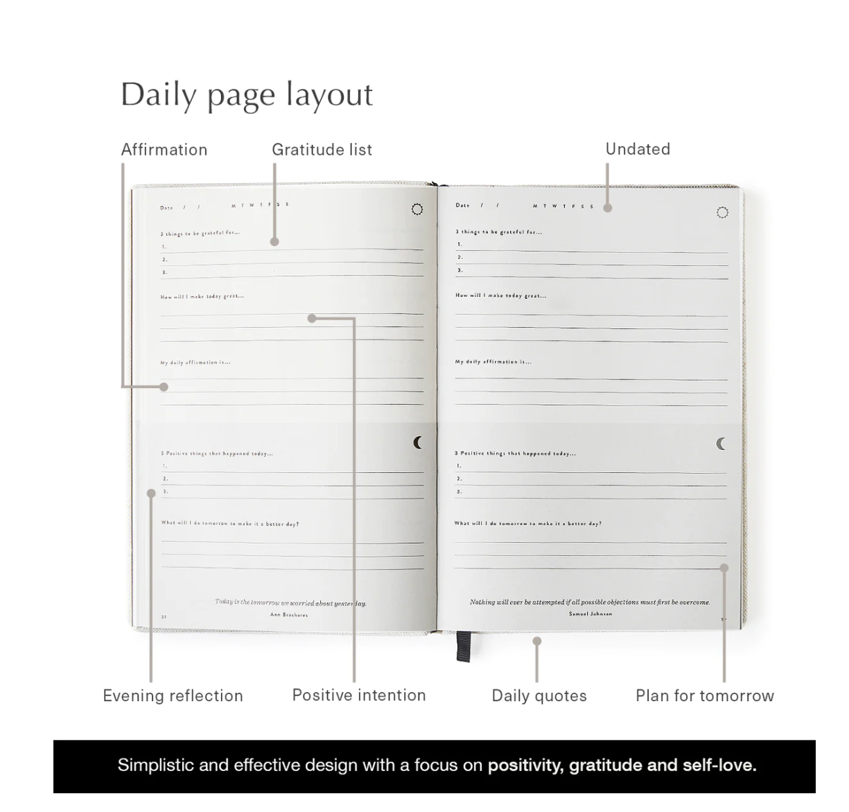Day of Gratitude Journal - Cotton