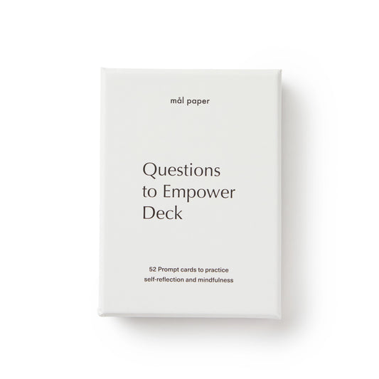 Questions To Empower Card Deck - Mindfulness Gift - Wellness