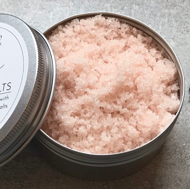 Bath Salts - Sweet Orange, Lavender, Frankincense